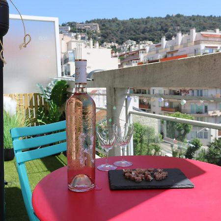 Charmant Studio Climatise Avec Terrasse Ensoleillee Niza Exterior foto